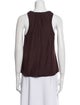 A.L.C. A.L.C Brown Sleeveless Blouse