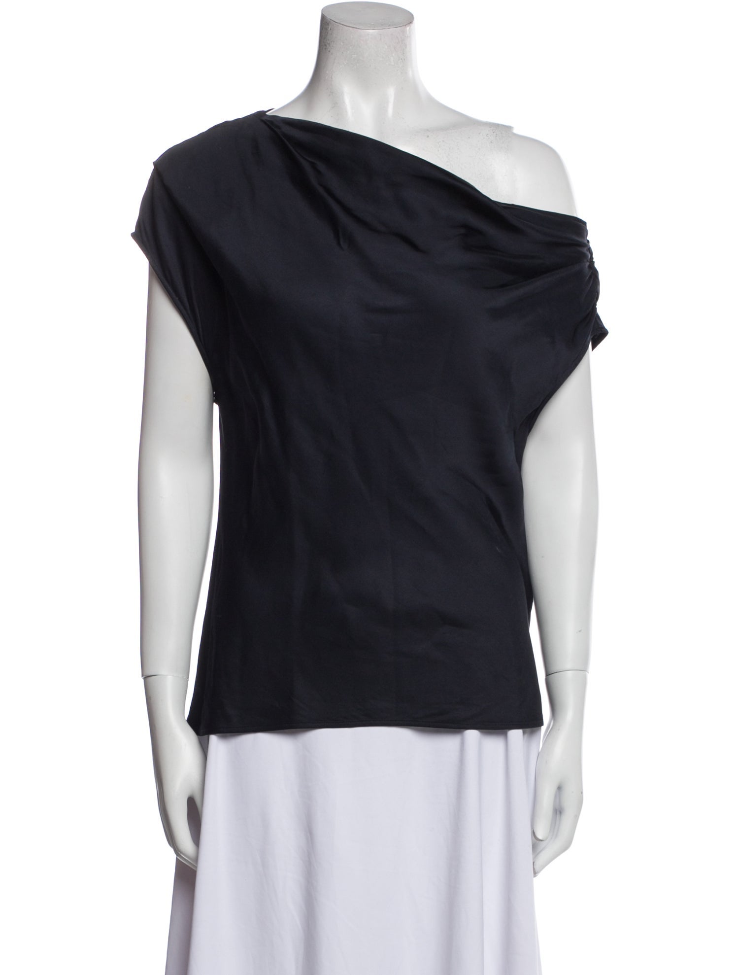 A.L.C. Cowl Neck Short Sleeve Top