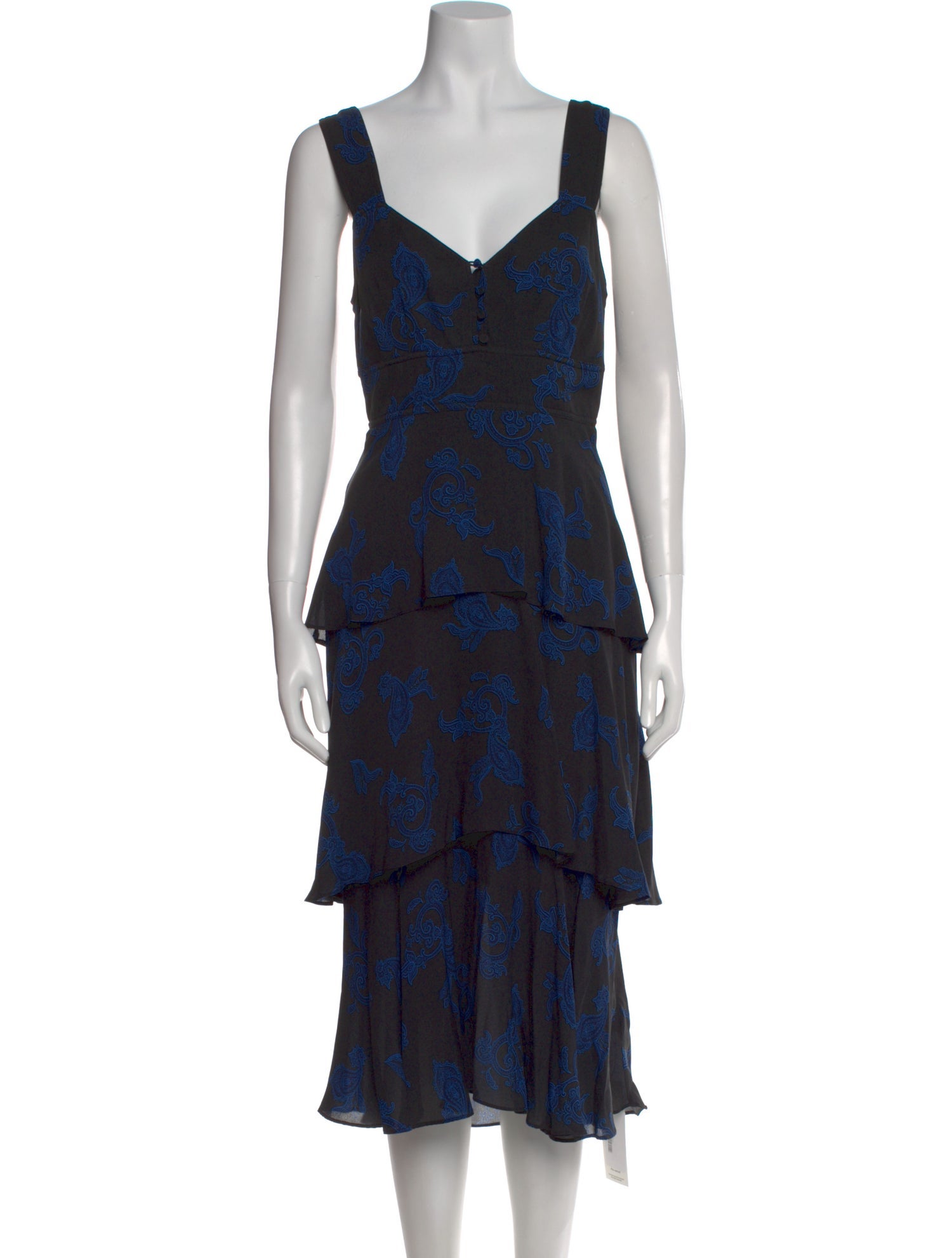 A.L.C. Silk Midi Length Dress