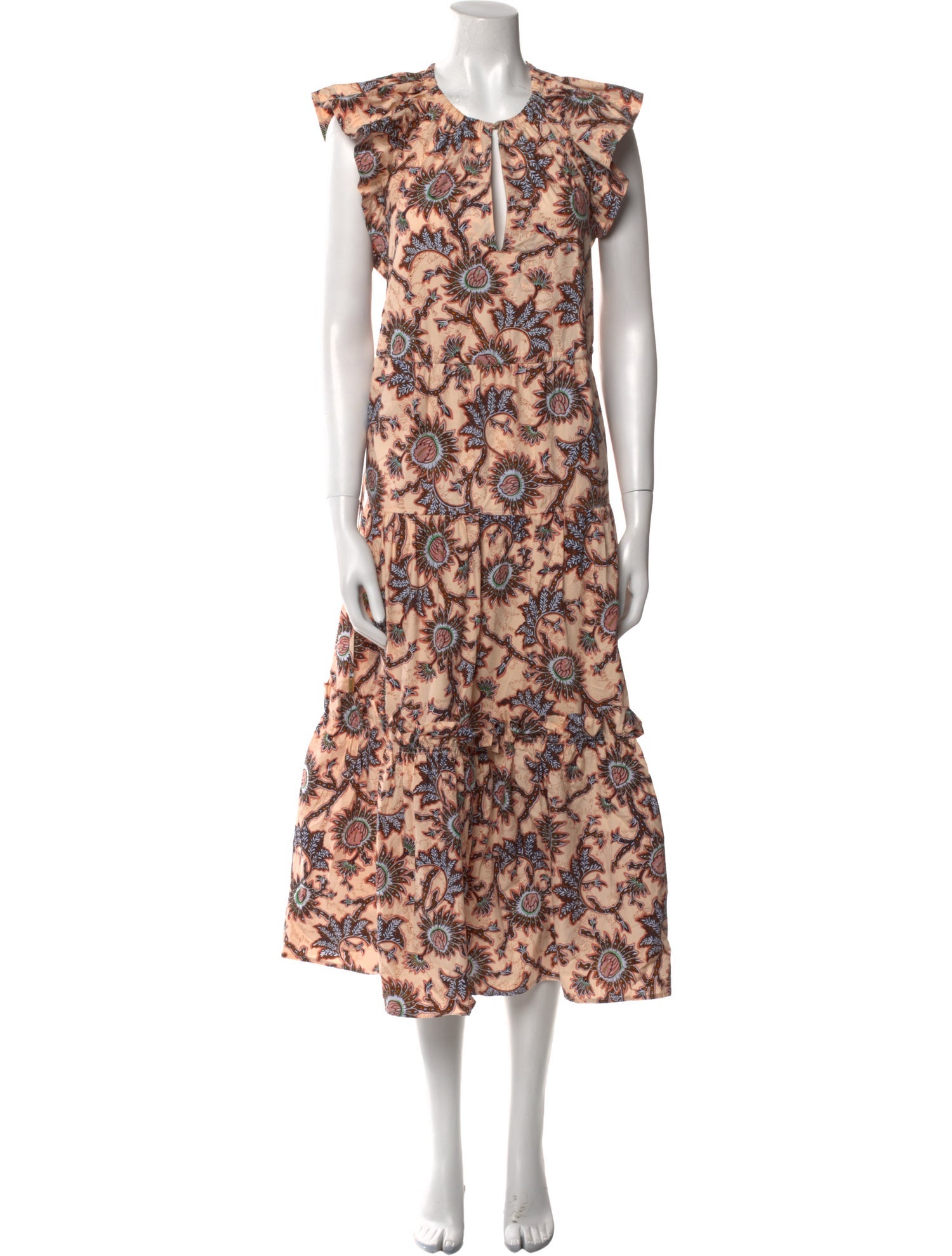 A.L.C. Floral Print Long Dress