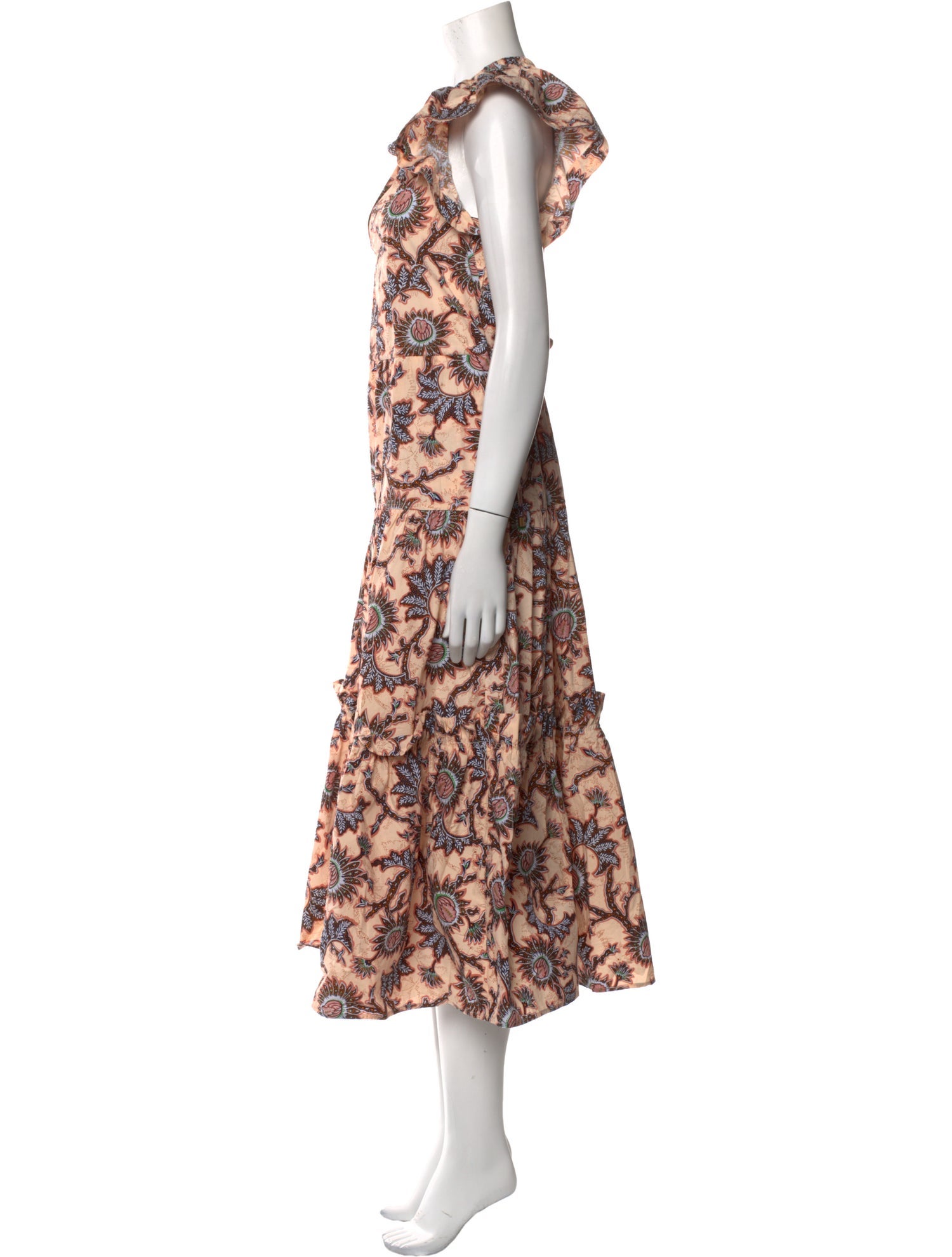 A.L.C. Floral Print Long Dress