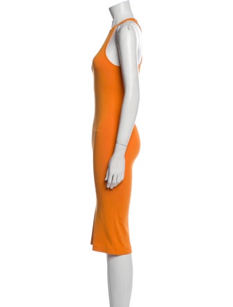 A.L.C. Scoop Neck Midi Length Dress