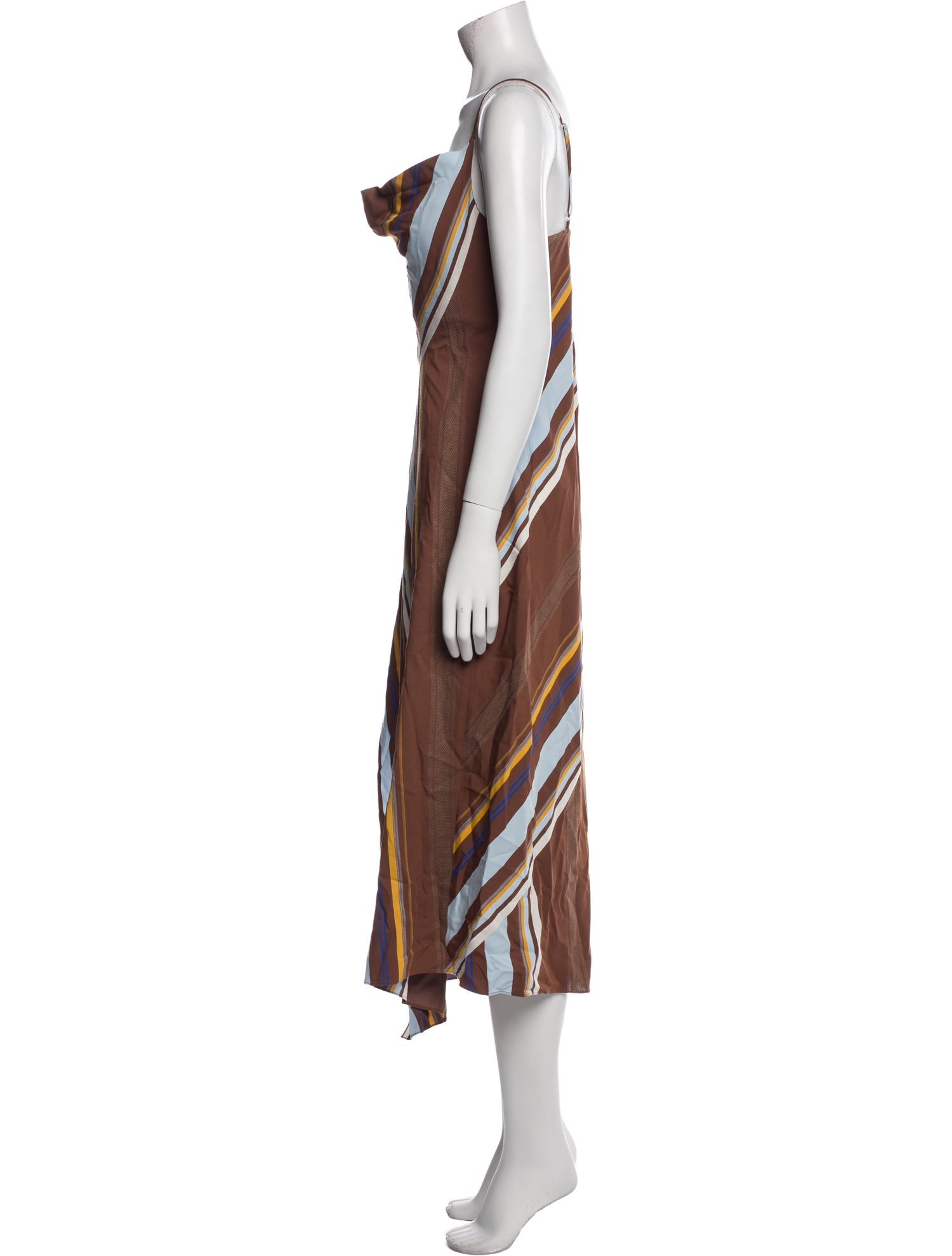 A.L.C. Striped Long Dress