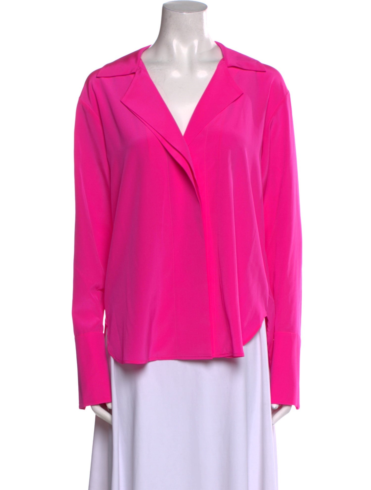 A.L.C. Silk V-Neck Blouse