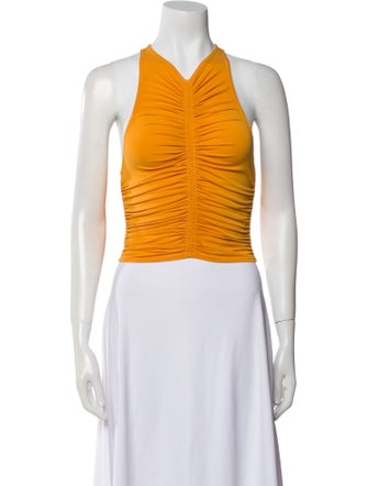 A.L.C. Halterneck Sleeveless Crop Top