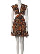 A.L.C. Printed Mini Dress