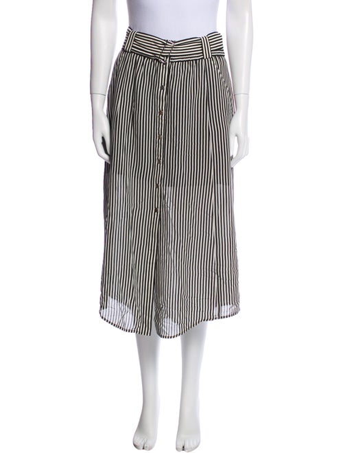 A.L.C. Silk Midi Length Skirt