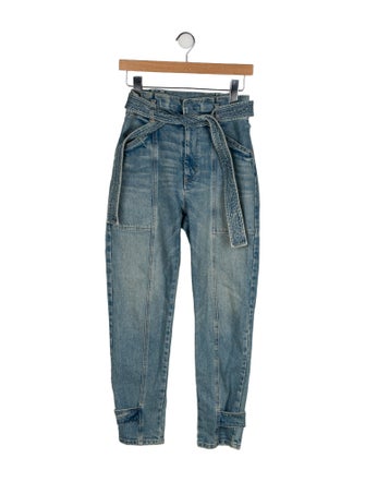 A.L.C. High-Rise Straight Leg Jeans