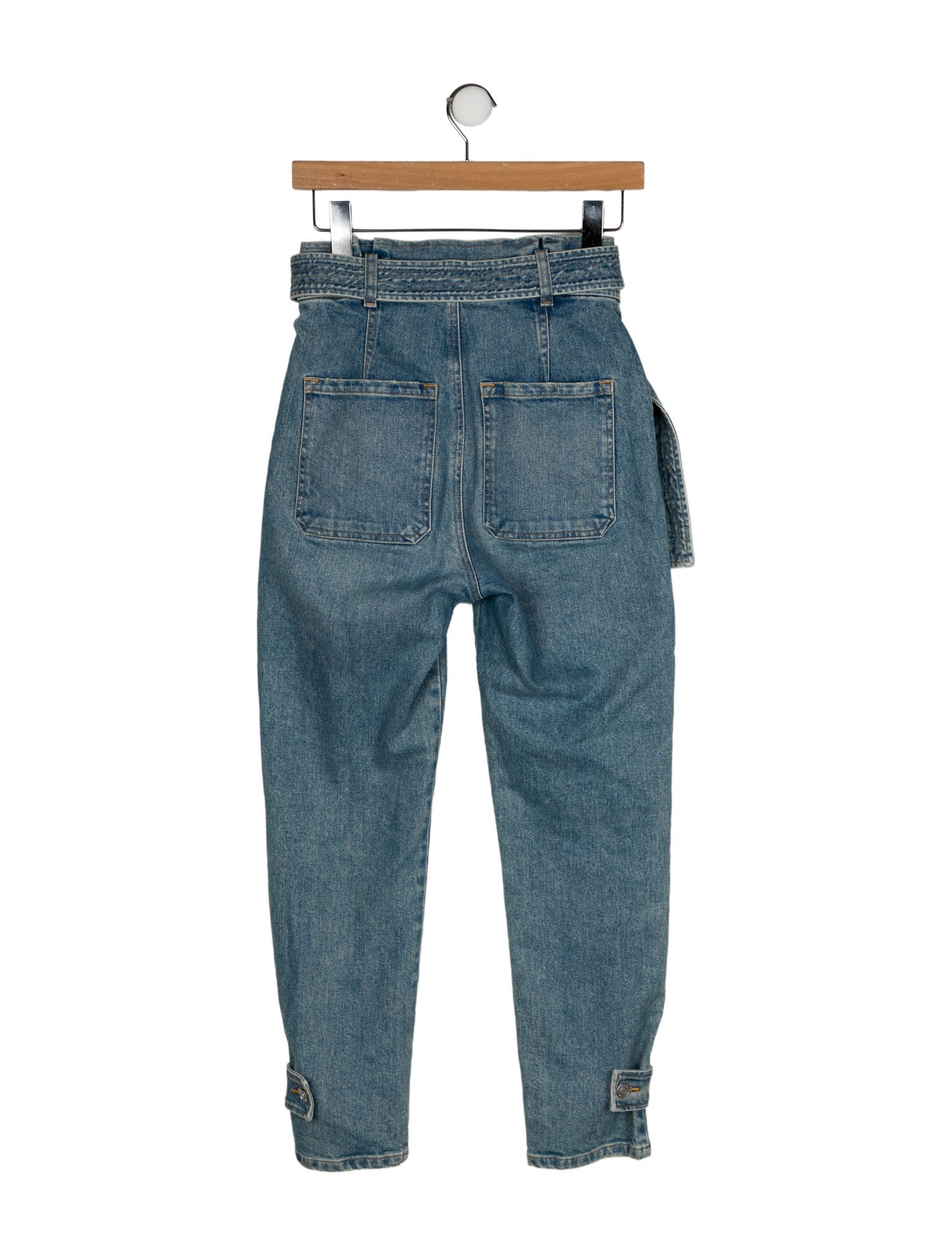 A.L.C. High-Rise Straight Leg Jeans