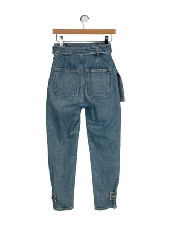 A.L.C. High-Rise Straight Leg Jeans