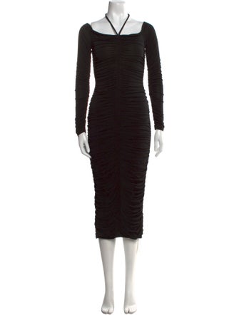 A.L.C. Square Neckline Midi Length Dress