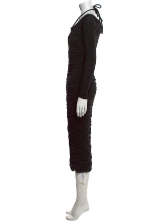 A.L.C. Square Neckline Midi Length Dress