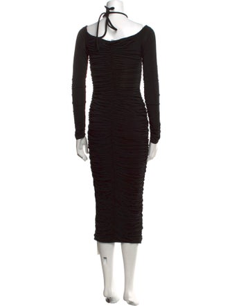 A.L.C. Square Neckline Midi Length Dress