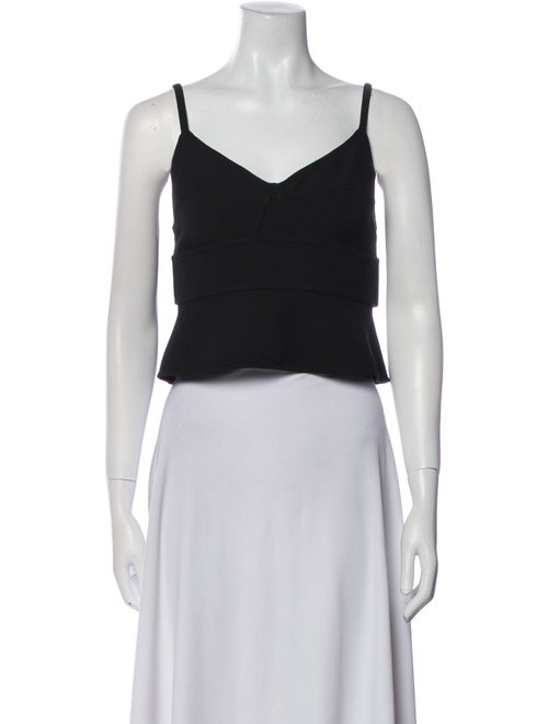 A.L.C. V-Neck Sleeveless Crop Top