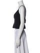 A.L.C. V-Neck Sleeveless Crop Top