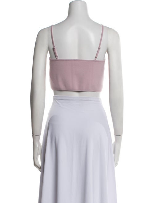 A.L.C. Square Neckline Sleeveless Crop Top