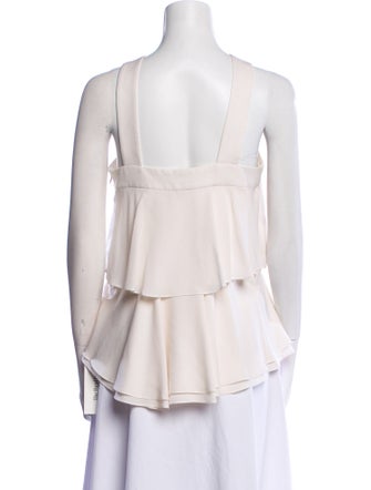 A.L.C. Silk V-Neck Blouse