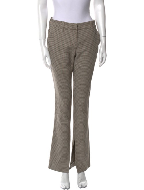 A.L.C. Plaid Print Straight Leg Pants