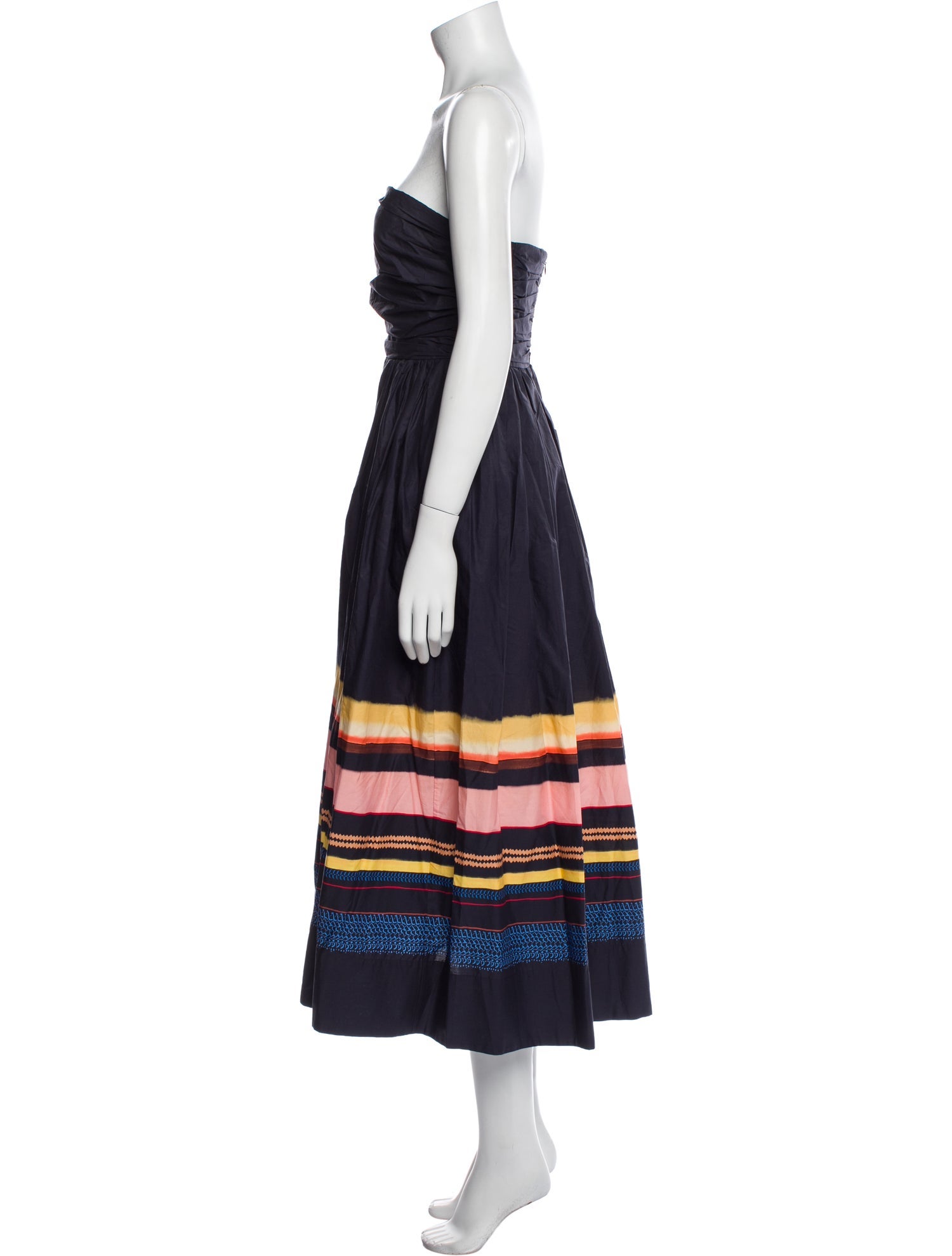 A.L.C. Strapless Midi Length Dress