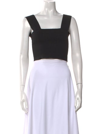 A.L.C. Square Neckline Sleeveless Crop Top