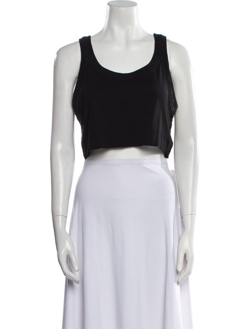 A.L.C. Scoop Neck Sleeveless Crop Top