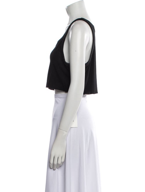 A.L.C. Scoop Neck Sleeveless Crop Top