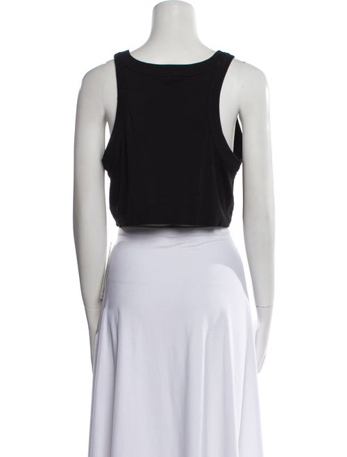 A.L.C. Scoop Neck Sleeveless Crop Top