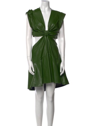 A.L.C. V-Neck Knee-Length Dress