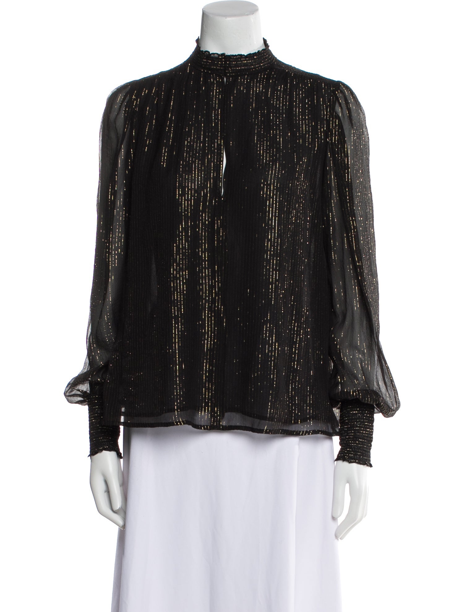 A.L.C. Silk Printed Blouse