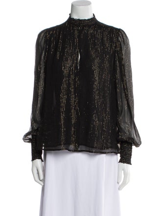 A.L.C. Silk Printed Blouse