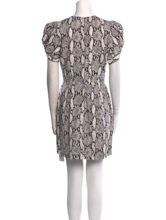 A.L.C. Animal Print Mini Dress