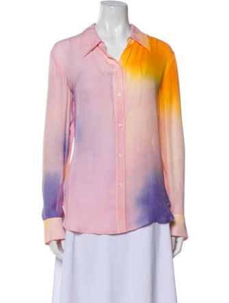 A.L.C. Silk Tie-Dye Print Set