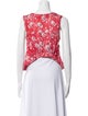 A.L.C. Silk Floral Print Blouse