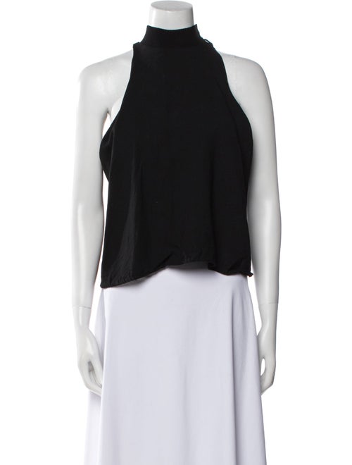 A.L.C. Mock Neck Sleeveless Crop Top