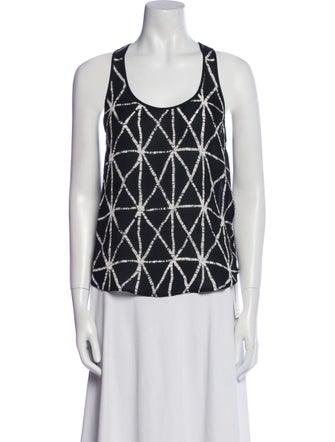 A.L.C. Silk Printed Top