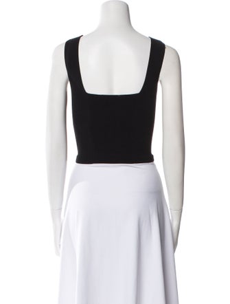 A.L.C. Square Neckline Sleeveless Crop Top