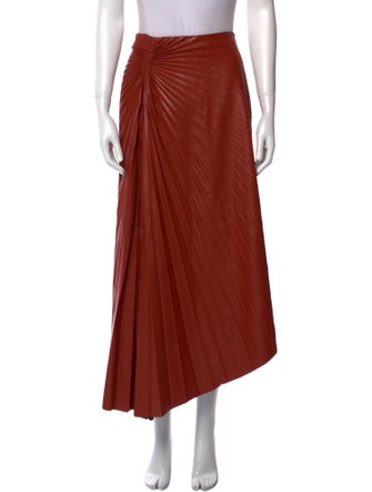 A.L.C. Pleated Accents Midi Length Skirt