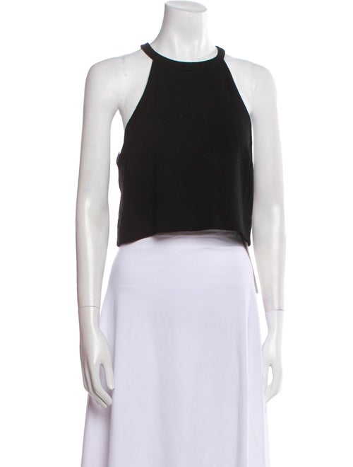 A.L.C. Halterneck Sleeveless Crop Top