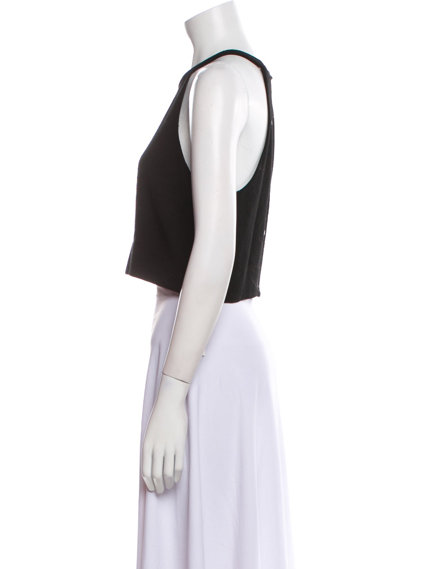 A.L.C. Halterneck Sleeveless Crop Top