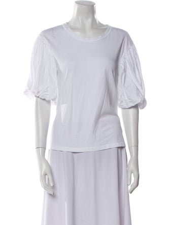 A.L.C. Scoop Neck Three-Quarter Sleeve T-Shirt