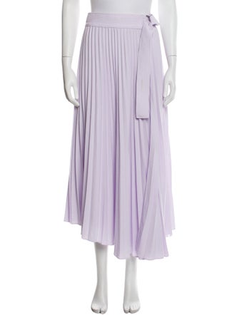 A.L.C. Pleated Accents Midi Length Skirt