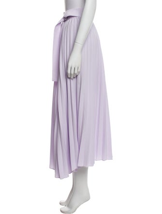 A.L.C. Pleated Accents Midi Length Skirt