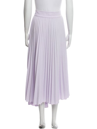A.L.C. Pleated Accents Midi Length Skirt