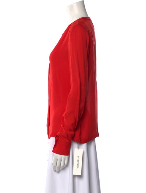 A.L.C. Silk V-Neck Blouse