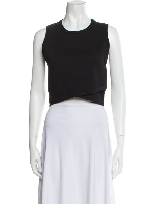 A.L.C. Crew Neck Sleeveless Crop Top
