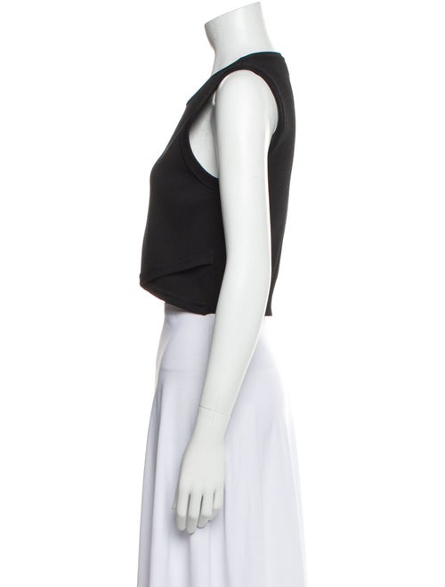 A.L.C. Crew Neck Sleeveless Crop Top