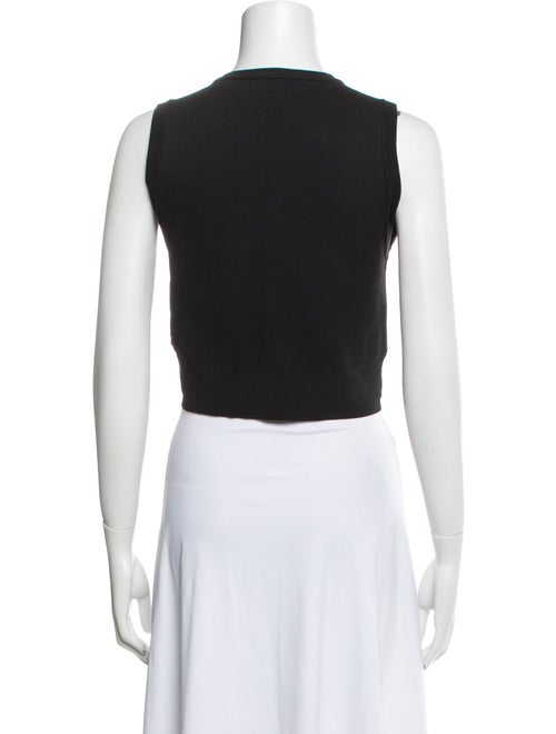 A.L.C. Crew Neck Sleeveless Crop Top