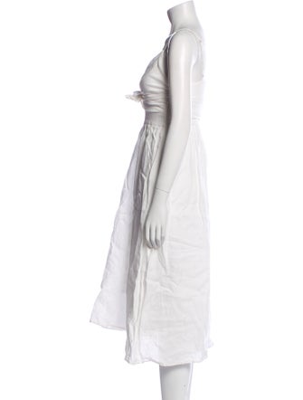 A.L.C. Linen Midi Length Dress