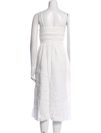 A.L.C. Linen Midi Length Dress