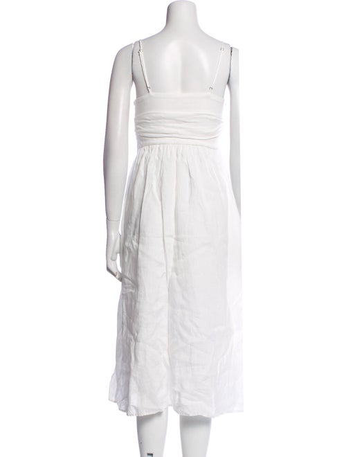 A.L.C. Linen Midi Length Dress